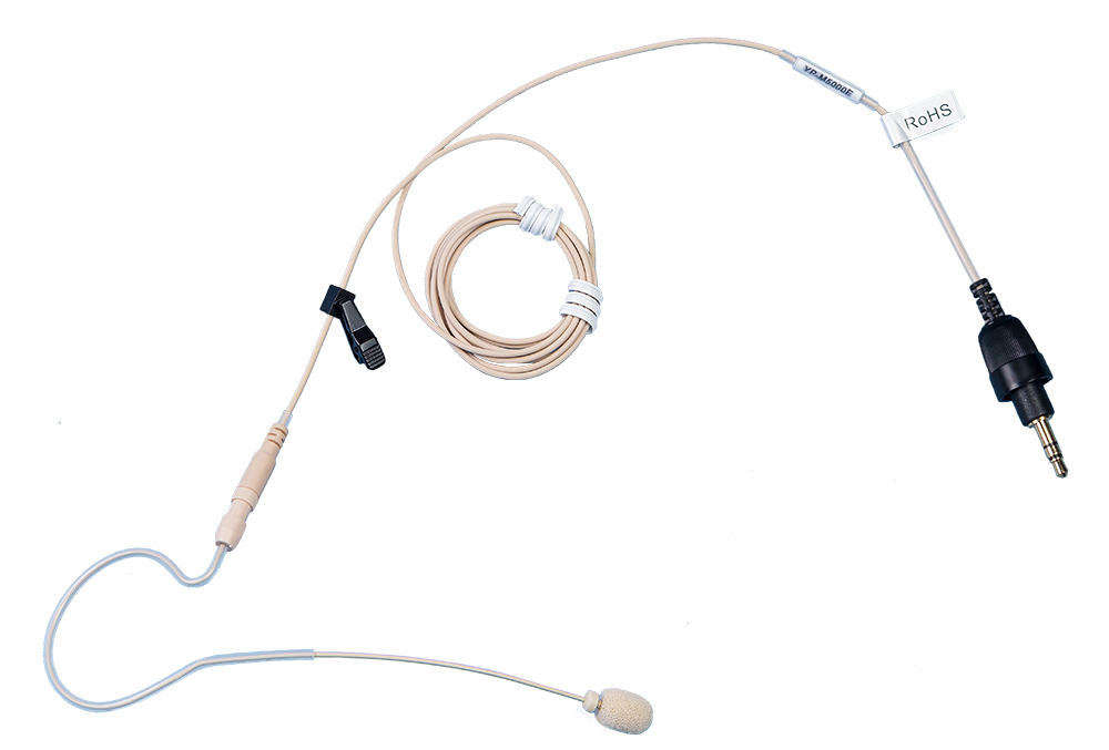 YP-M5000E Beige Color Ear-Hook Microphone