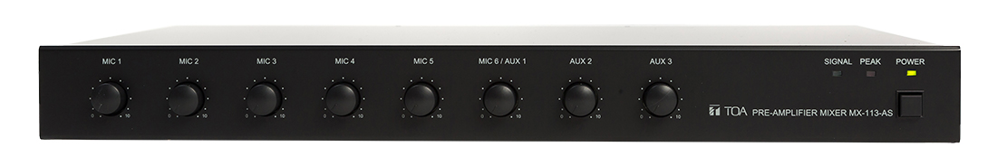 Tăng cường tín hiệu âm thanh của bạn với dòng Mixer mới nhất  TOA MX-113