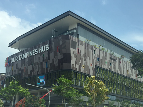 âm thanh Trung Tâm Thương Mại Our Tampines Hub -Singapore


